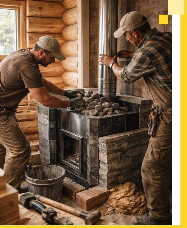 Строительство и отделка русских бань под ключ в Йошкаре-Ола