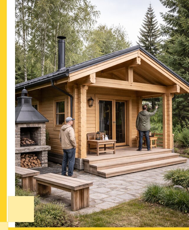 Деревянные бани под ключ в Йошкаре-Ола от 460170 р. | ЭриданШкр