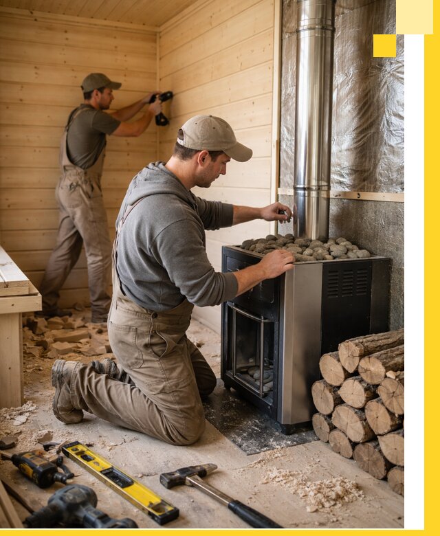 Строительство деревянных бань под ключ в Йошкаре-Ола проекты и монтаж