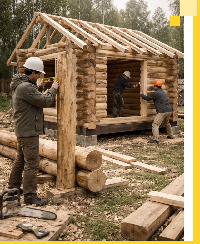 Строительство бань для дачи под ключ в Йошкаре-Ола с доставкой и монтажом