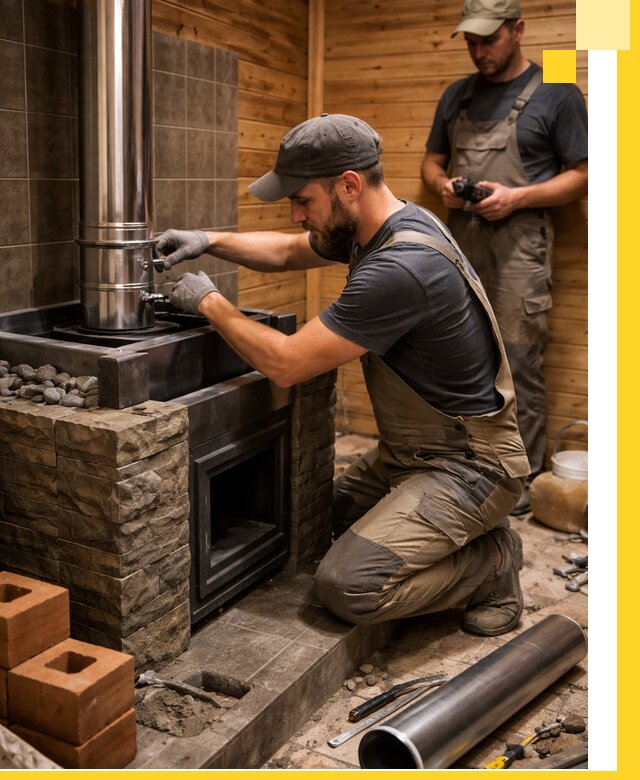 Изготовление и установка банных печей под ключ в Йошкаре-Ола