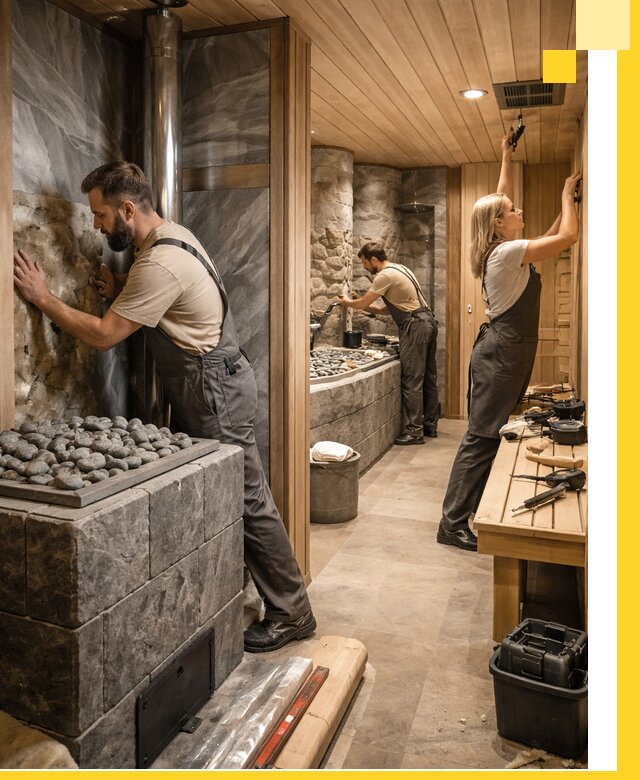 Строительство бань и SPA процедур в Йошкаре-Ола под ключ и отделкой