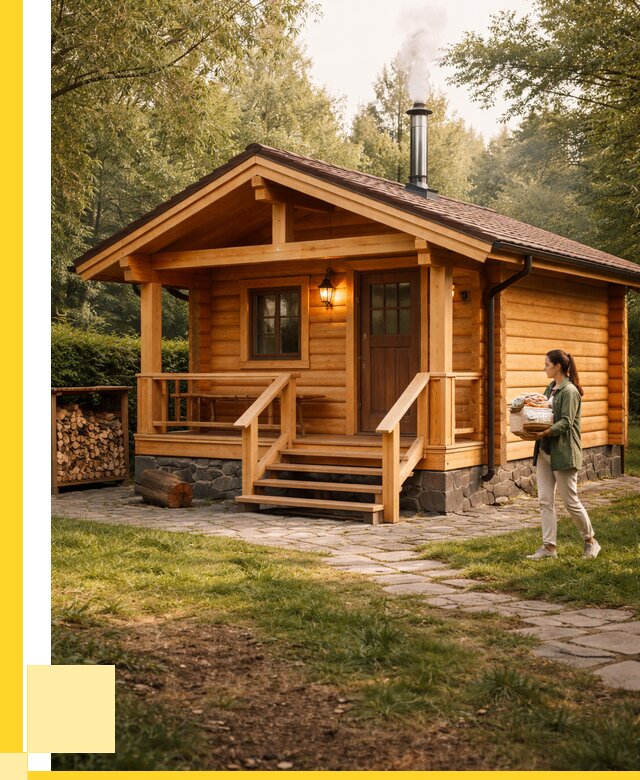 Купить баню под ключ в Йошкаре-Ола от 664690 р. | ЭриданШкр