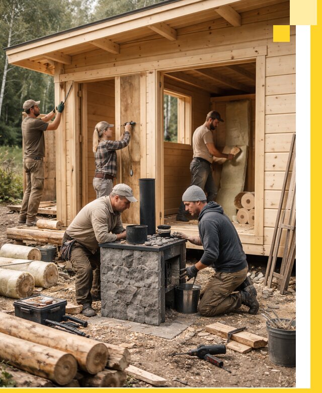 Купить баню под ключ в Йошкаре-Ола строительство монтаж отделка