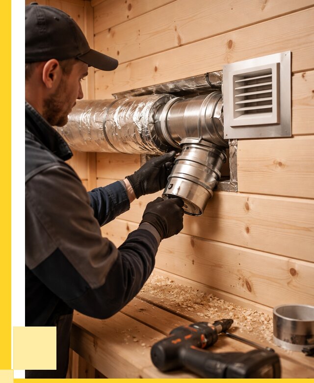 Монтаж вентиляции бани в Йошкаре-Ола от 12271 р. | ЭриданШкр