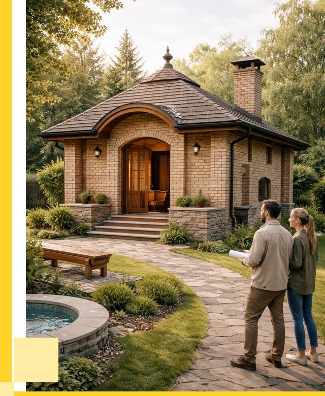 Проект кирпичной бани в Йошкаре-Ола от 30678 р. | ЭриданШкр