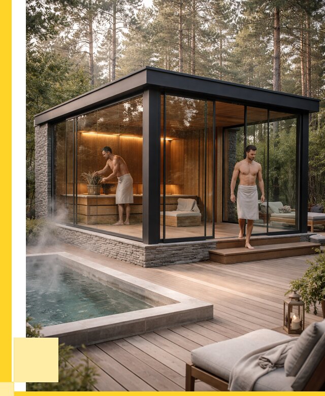 Стеклянные бани и двери в Йошкаре-Ола от 460170 р. | ЭриданШкр