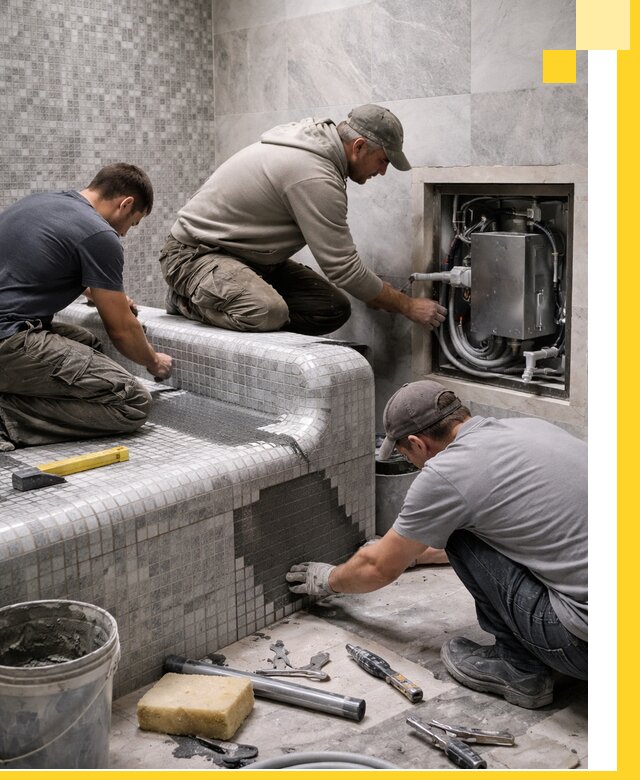 Проекты хамамов под ключ в Йошкаре-Ола и дизайн и строительство