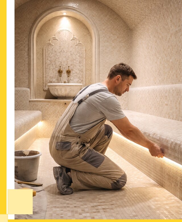 Отделка хамамов под ключ в Йошкаре-Ола от 5624 р. | ЭриданШкр