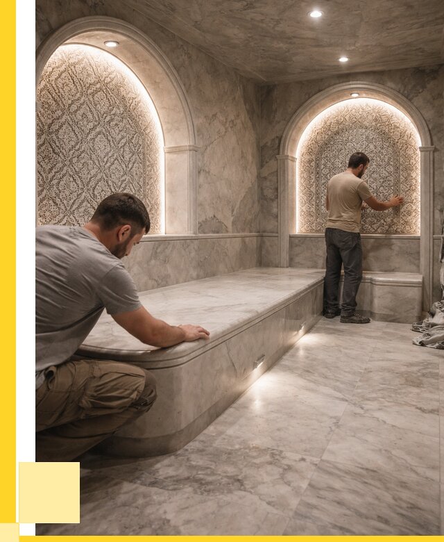 Турецкие бани под ключ в Йошкаре-Ола от 255650 р. | ЭриданШкр