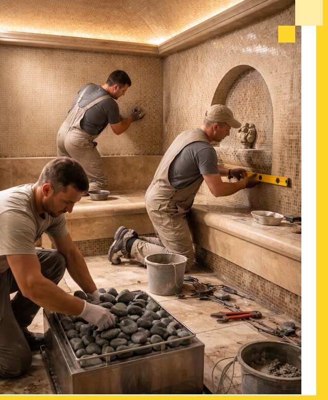 Проектирование и строительство хамама и сауны в Йошкаре-Ола