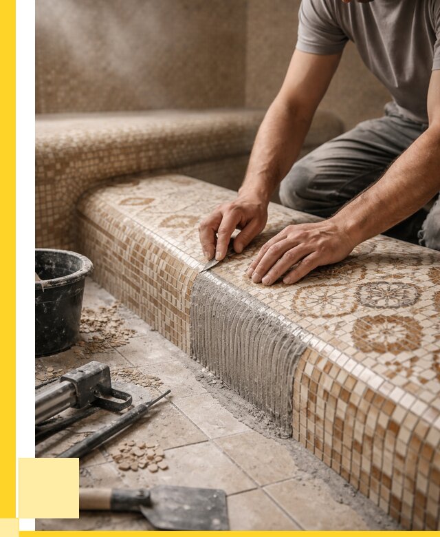 Плитка для хамама под ключ в Йошкаре-Ола от 3579 р. | ЭриданШкр