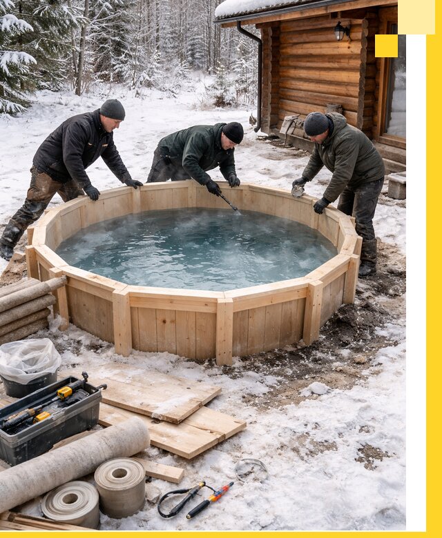 Изготовление и установка ледяных купелей под ключ в Йошкаре-Ола